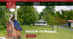 Desktop Screenshot of maisondumarais.org