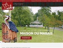 Tablet Screenshot of maisondumarais.org